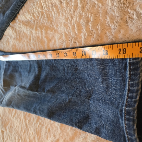 LOFT Blue Skinny Jeans with Subtle Wash and Lived-in Look - Picture 2 of 6